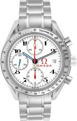 Speedmaster Date Vit/Stål Ø39 mm