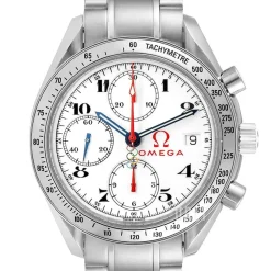 Speedmaster Date Vit/Stål Ø39 mm