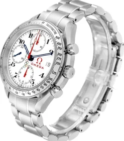 Speedmaster Date Vit/Stål Ø39 mm