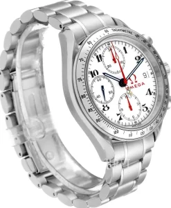 Speedmaster Date Vit/Stål Ø39 mm