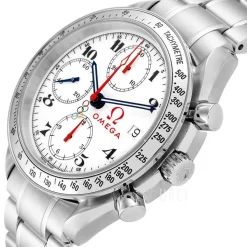 Speedmaster Date Vit/Stål Ø39 mm