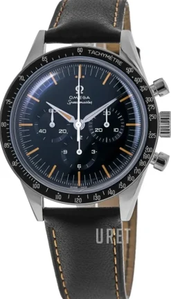 Speedmaster First In Space Blå/Läder Ø39.7 mm