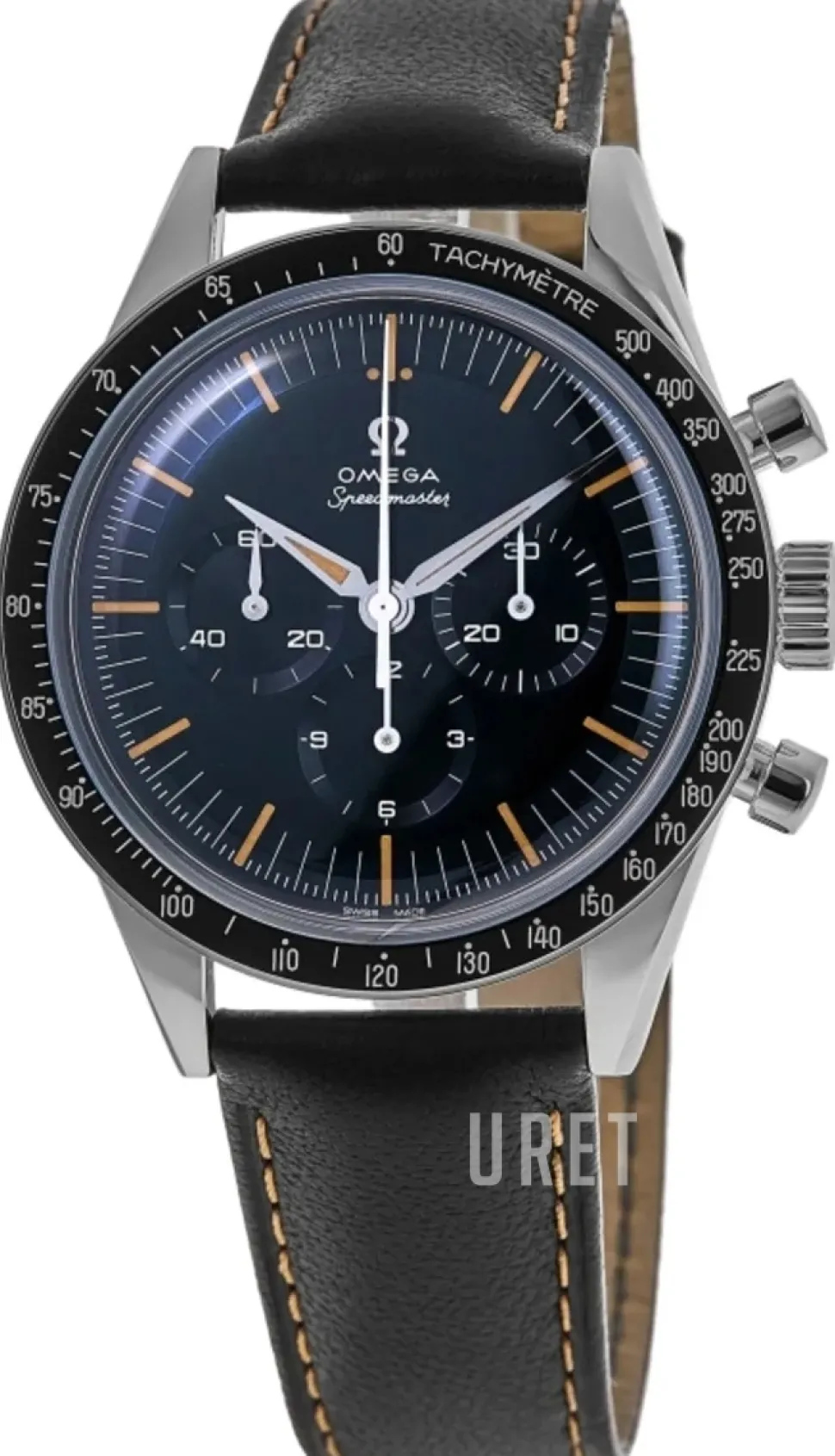 Speedmaster First In Space Blå/Läder Ø39.7 mm