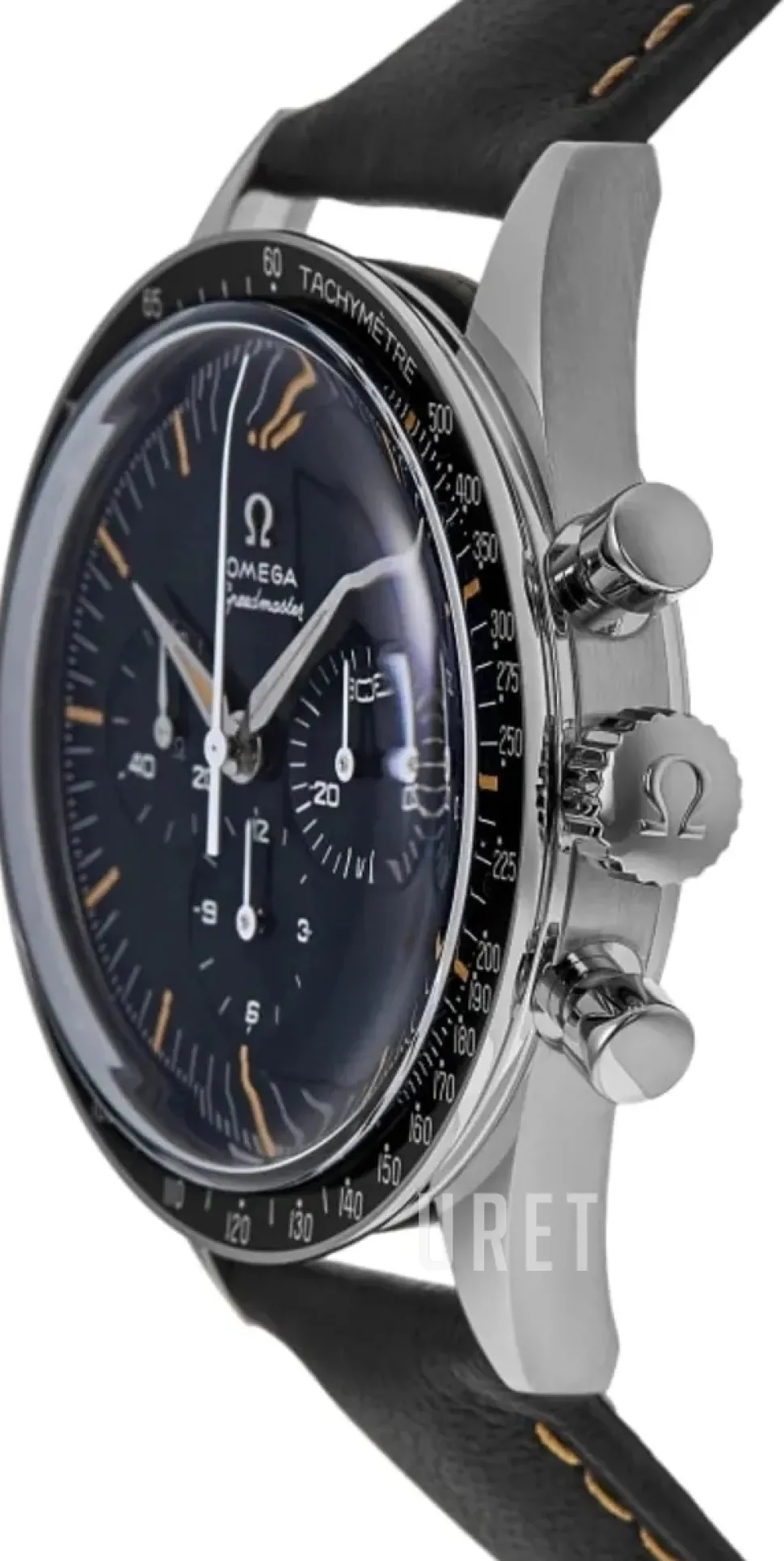 Speedmaster First In Space Blå/Läder Ø39.7 mm