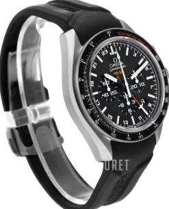 Speedmaster Hb-Sia Co-Axial GMT Chronograph Svart/Titan Ø44.25 mm