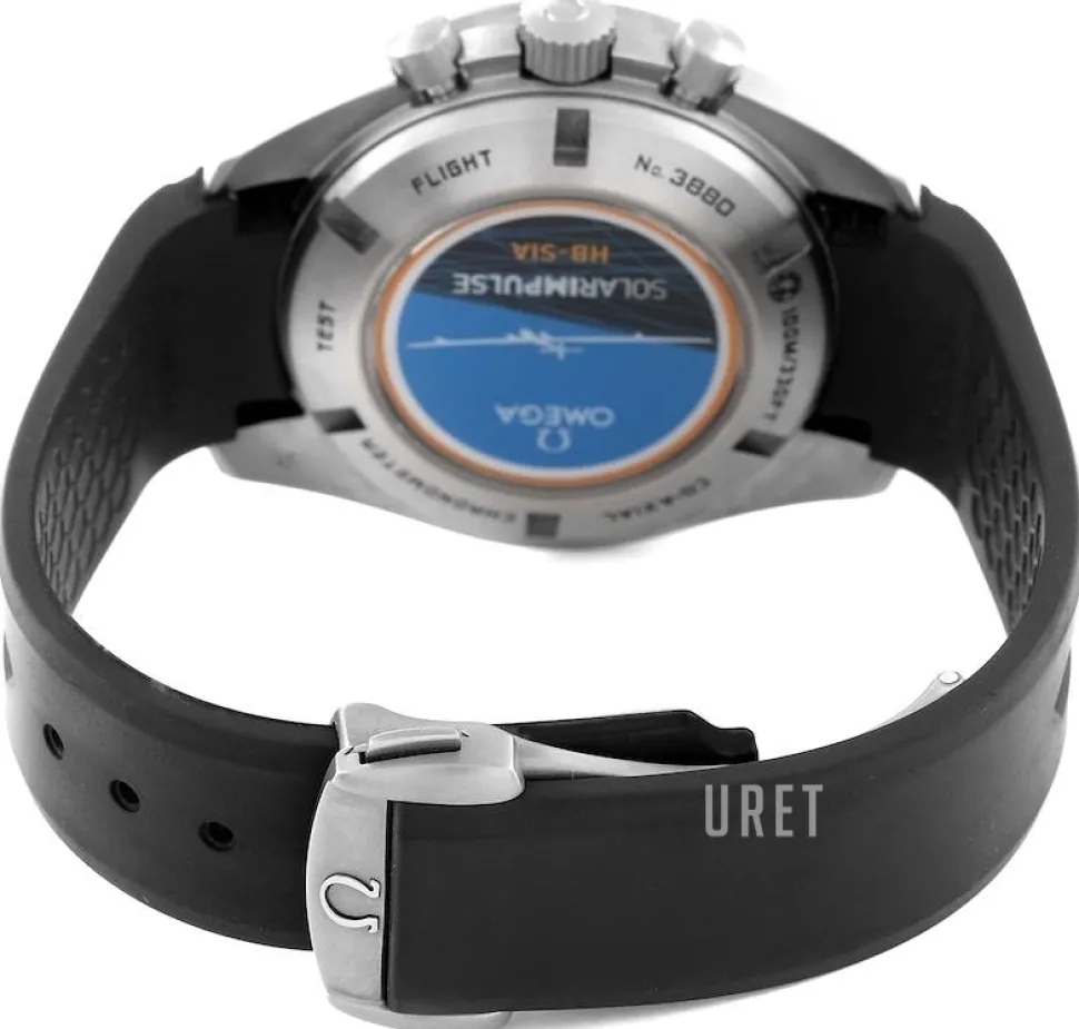 Speedmaster Hb-Sia Co-Axial GMT Chronograph Svart/Titan Ø44.25 mm