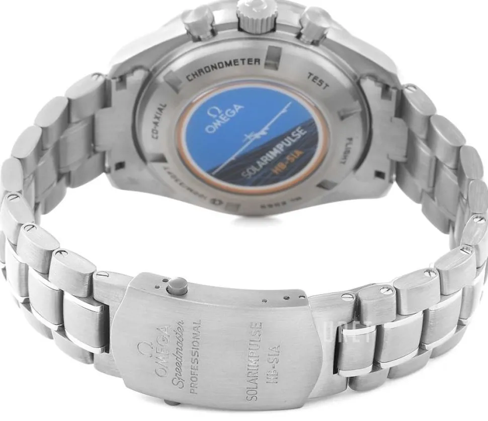 Speedmaster Hb-Sia Co-Axial GMT Chronograph Svart/Titan Ø44.25 mm