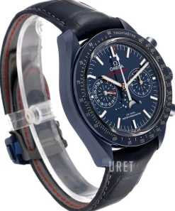 Speedmaster Moonwatch Blå/Läder Ø44.25 mm