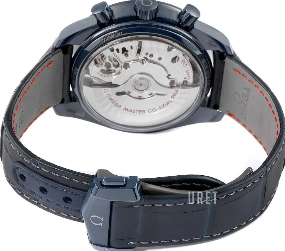 Speedmaster Moonwatch Blå/Läder Ø44.25 mm