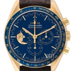 Speedmaster Moonwatch Blå/Läder Ø42 mm