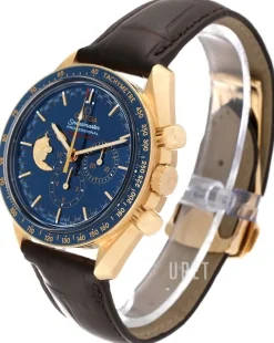 Speedmaster Moonwatch Blå/Läder Ø42 mm