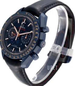 Speedmaster Moonwatch Blå/Läder Ø44.25 mm