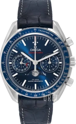 Speedmaster Moonwatch Blå/Läder Ø44.25 mm