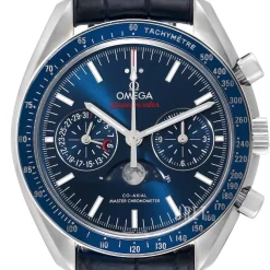 Speedmaster Moonwatch Blå/Läder Ø44.25 mm