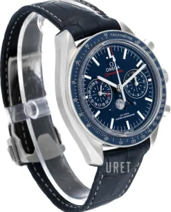 Speedmaster Moonwatch Blå/Läder Ø44.25 mm