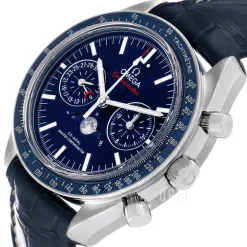 Speedmaster Moonwatch Blå/Läder Ø44.25 mm