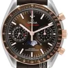 Speedmaster Moonwatch Brun/Läder Ø44.25 mm