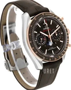 Speedmaster Moonwatch Brun/Läder Ø44.25 mm