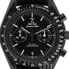 Speedmaster Moonwatch Co-Axial Chronograph 44.25mm Svart/Läder Ø44.25 mm