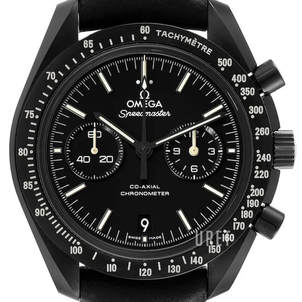 Speedmaster Moonwatch Co-Axial Chronograph 44.25mm Svart/Läder Ø44.25 mm