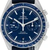Speedmaster Moonwatch Co-Axial Chronograph 44.25mm Blå/Läder Ø44.25 mm