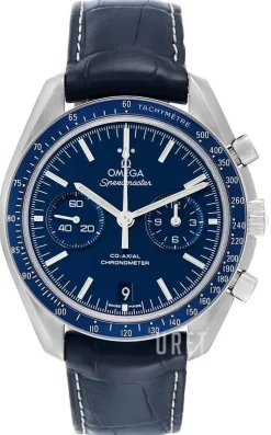 Speedmaster Moonwatch Co-Axial Chronograph 44.25mm Blå/Läder Ø44.25 mm