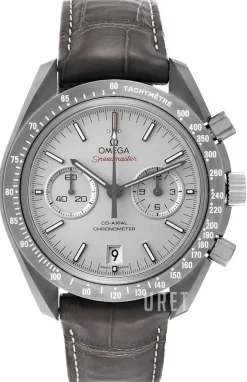 Speedmaster Moonwatch Co-Axial Chronograph 44.25mm Silverfärgad/Läder Ø44.25 mm