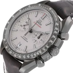 Speedmaster Moonwatch Co-Axial Chronograph 44.25mm Silverfärgad/Läder Ø44.25 mm