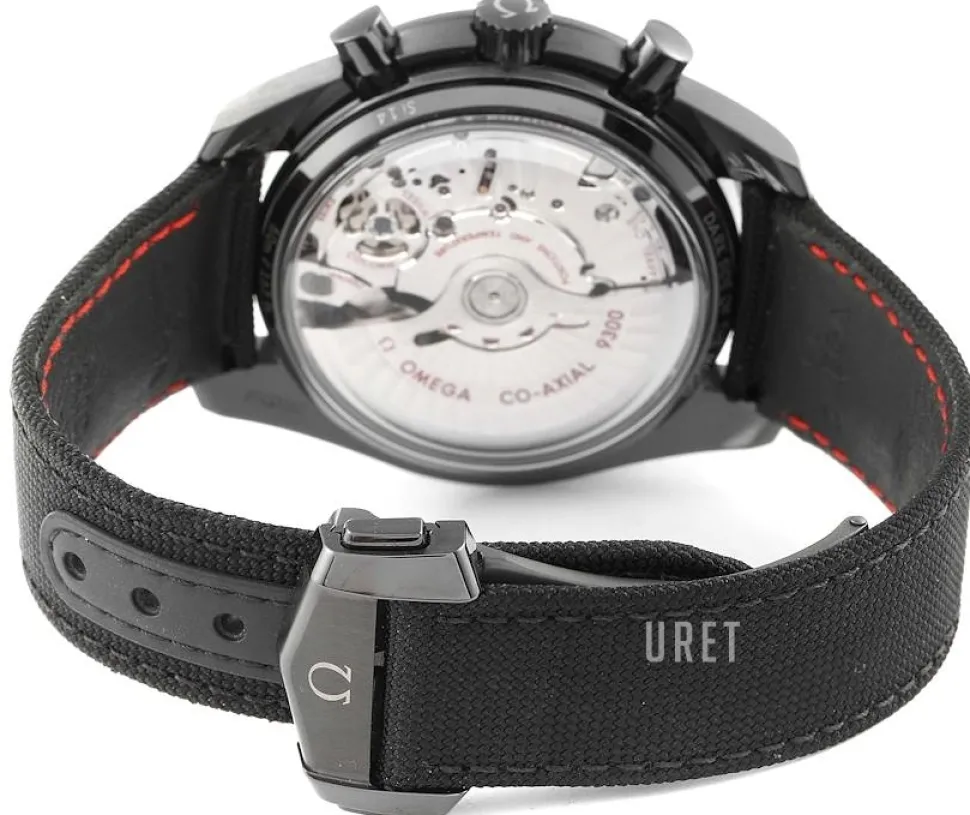 Speedmaster Moonwatch Co-Axial Chronograph 44.25mm Svart/Läder Ø44.25 mm