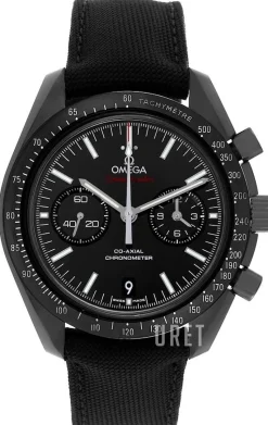 Speedmaster Moonwatch Co-Axial Chronograph 44.25mm Dark Side of the Moon Svart/Textil Ø44.25 mm