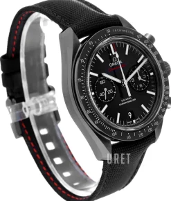 Speedmaster Moonwatch Co-Axial Chronograph 44.25mm Dark Side of the Moon Svart/Textil Ø44.25 mm