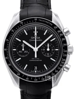 Speedmaster Moonwatch Co-Axial Chronograph 44.25mm Svart/Läder Ø44.25 mm