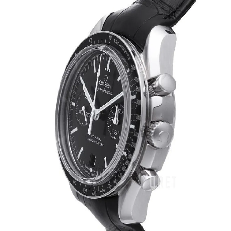 Speedmaster Moonwatch Co-Axial Chronograph 44.25mm Svart/Läder Ø44.25 mm