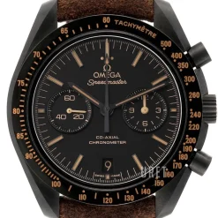 Speedmaster Moonwatch Co-Axial Chronograph 44.25mm Svart/Läder Ø44.25 mm