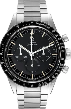 Speedmaster Moonwatch Ed White Svart/Stål Ø39.7 mm