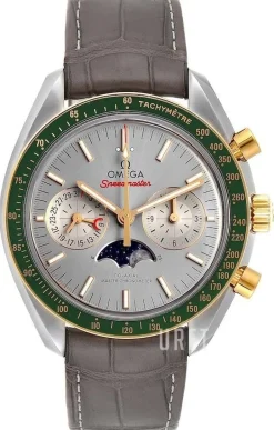 Speedmaster Moonwatch Grå/Läder Ø44.25 mm
