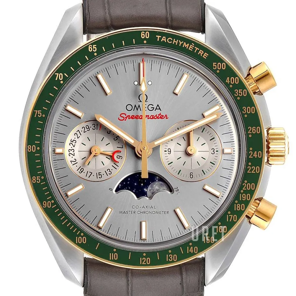 Speedmaster Moonwatch Grå/Läder Ø44.25 mm