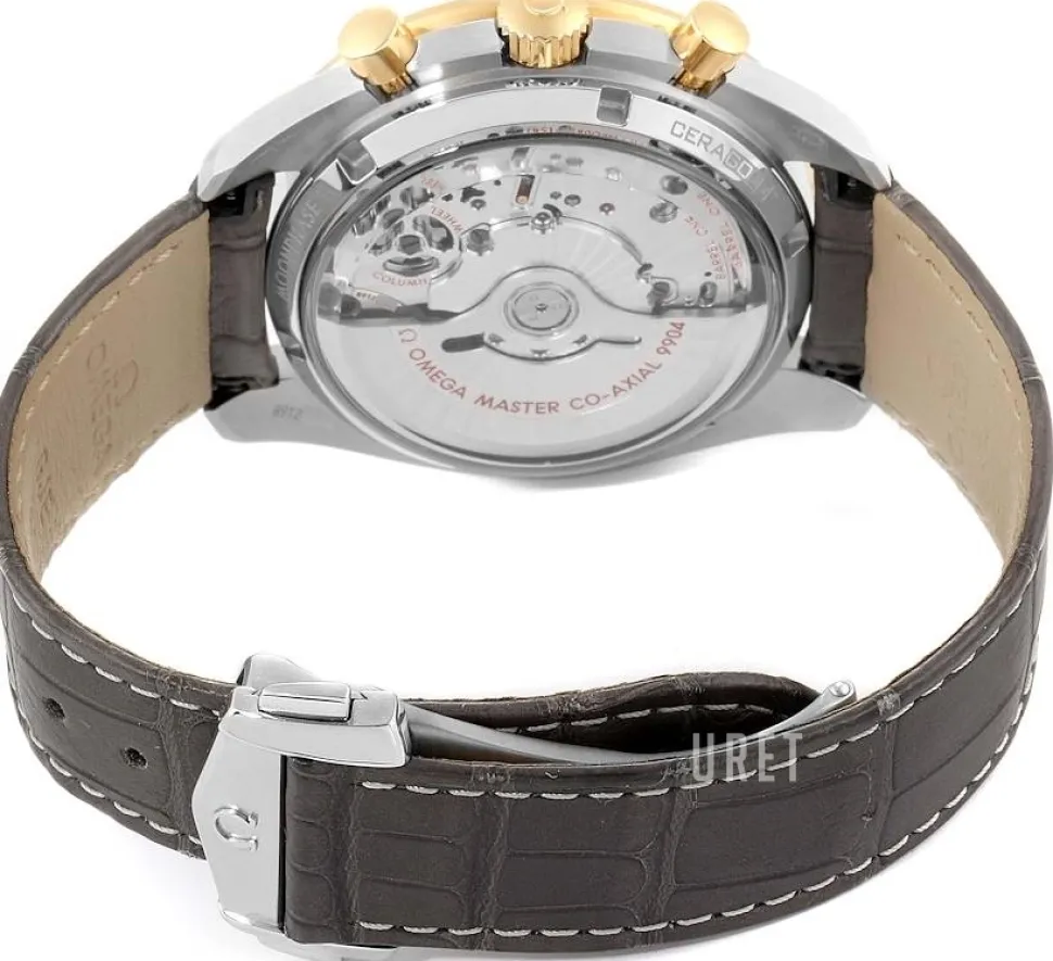 Speedmaster Moonwatch Grå/Läder Ø44.25 mm