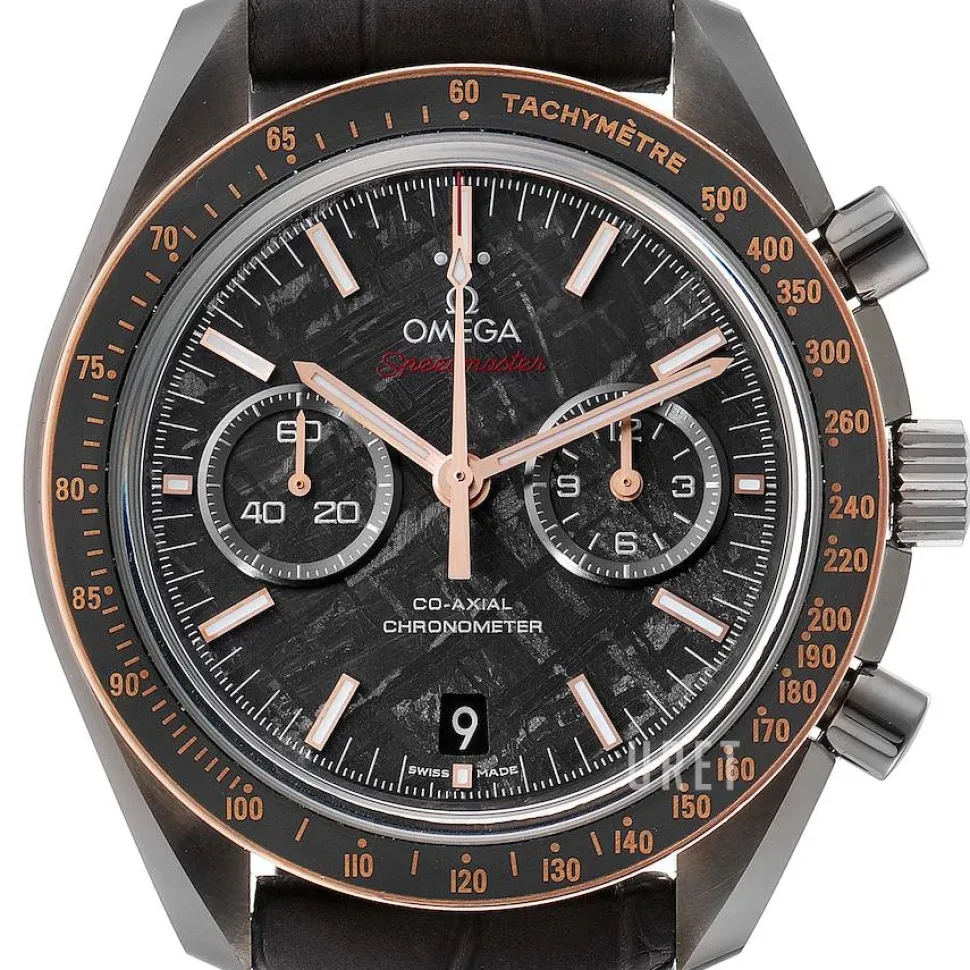 Speedmaster Moonwatch Grå/Läder Ø44.25 mm