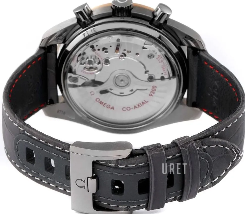 Speedmaster Moonwatch Grå/Läder Ø44.25 mm