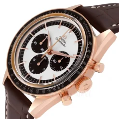 Speedmaster Moonwatch Numbered Edition 39.7mm Silverfärgad/Läder Ø39.7 mm