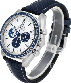 Speedmaster Moonwatch Professional 42Mm Snoopy Silverfärgad/Läder Ø42 mm
