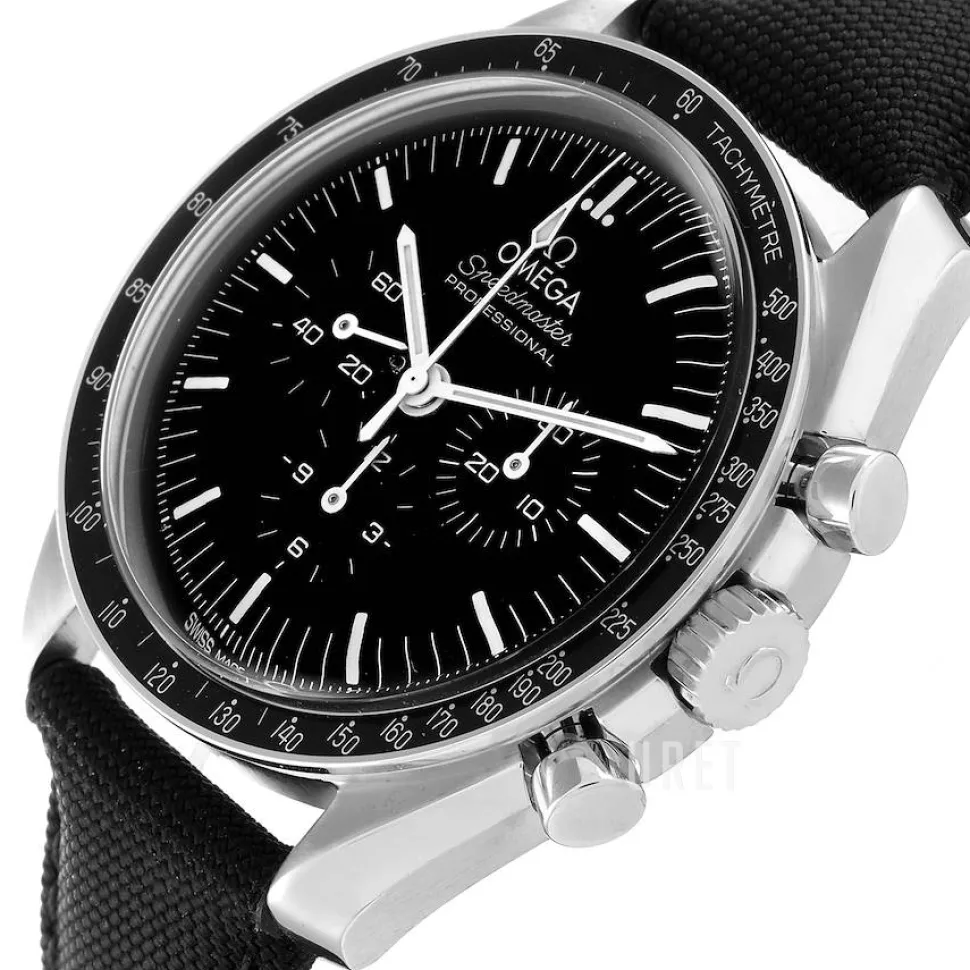 Speedmaster Moonwatch Professional 42mm Svart/Textil Ø42 mm