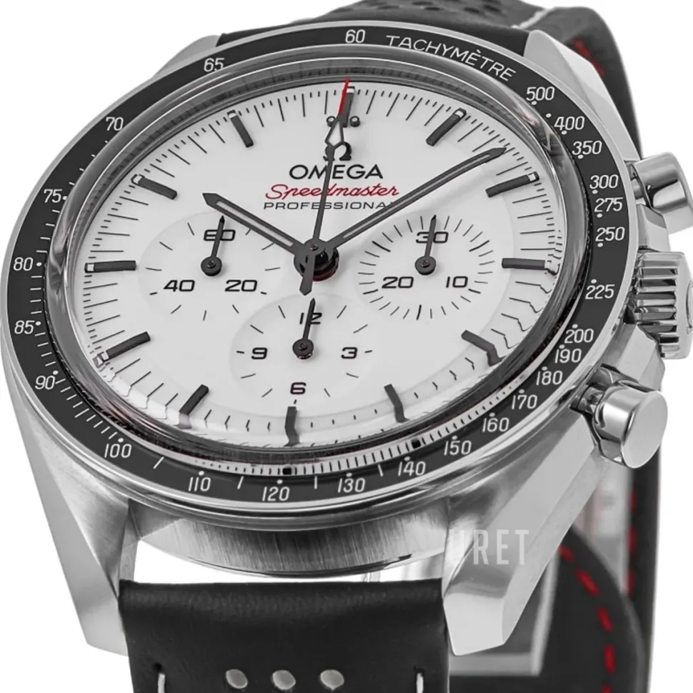 Speedmaster Moonwatch Professional 42mm Vit/Läder Ø42 mm