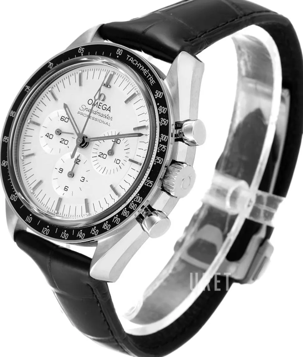 Speedmaster Moonwatch Professional 42Mm Silverfärgad/Läder Ø42 mm