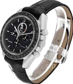 Speedmaster Moonwatch Professional Moonphase 44.25mm Svart/Läder Ø44.25 mm