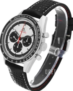 Speedmaster Moonwatch Silverfärgad/Läder Ø39.7 mm