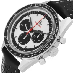 Speedmaster Moonwatch Silverfärgad/Läder Ø39.7 mm