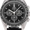 Speedmaster Moonwatch Svart/Läder Ø42 mm