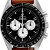 Speedmaster Moonwatch Svart/Läder Ø42 mm